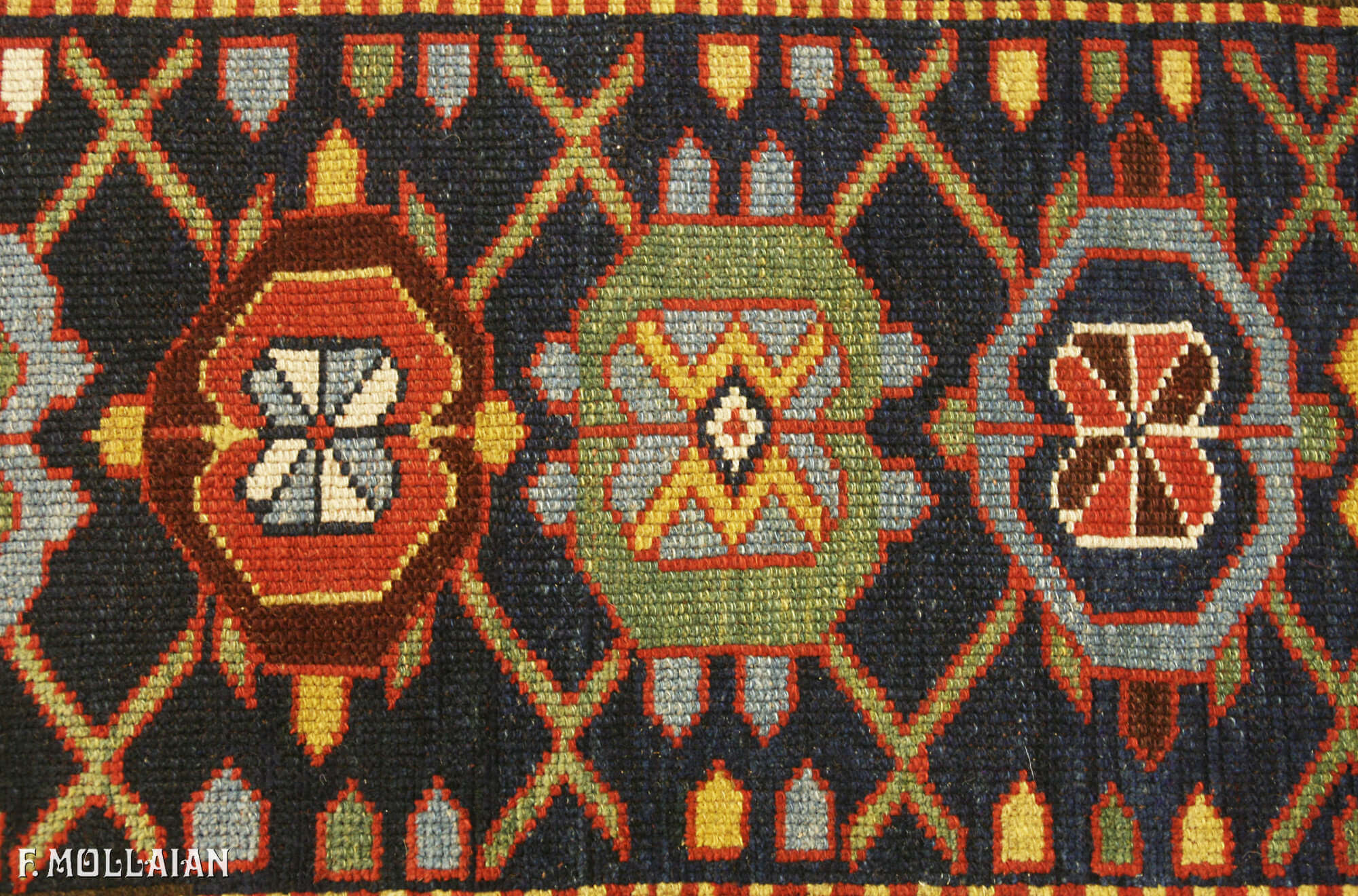 Antique Persian Varamin Runner n°:41473658